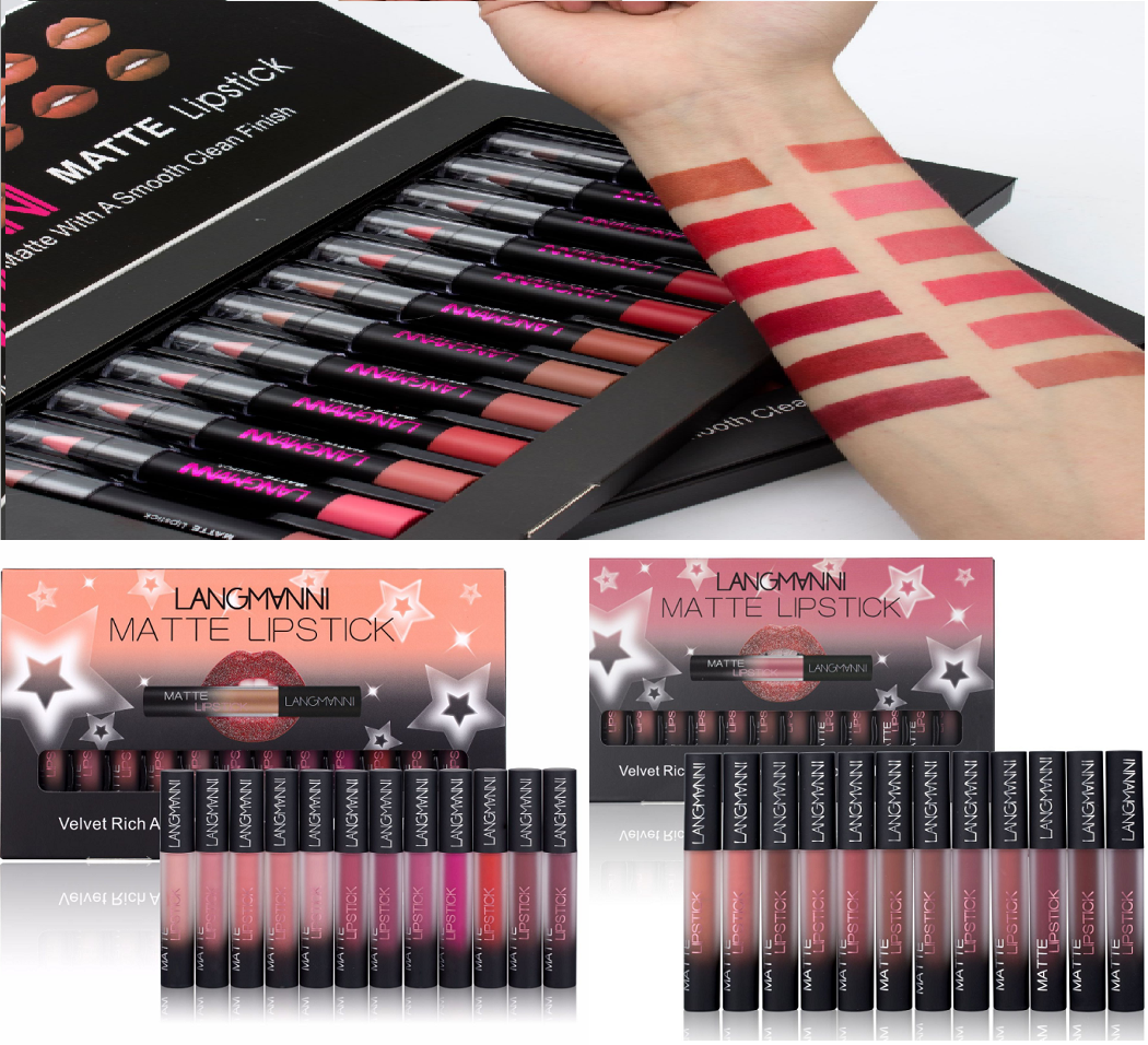 Matte Lipstick Waterproof Long-lasting Velvet Lipstick Set Matte Lipstick Waterproof Long-lasting Velvet Lipstick Set